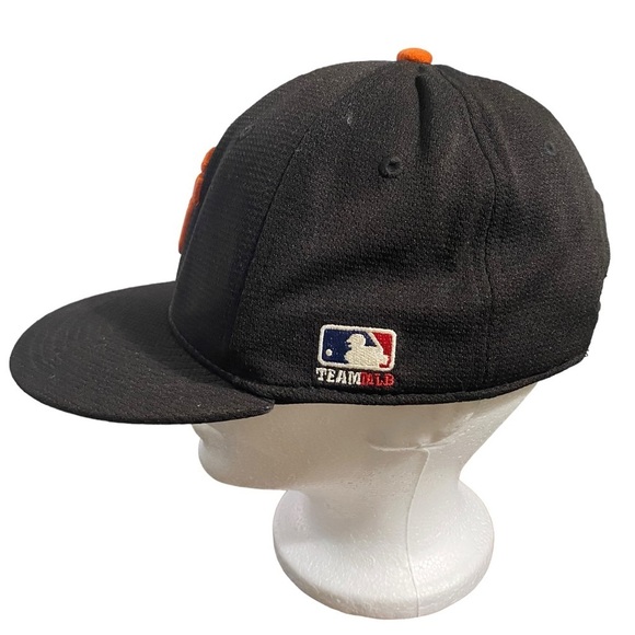 Team MLB OCSports San Francisco Giants Black & Orange Embroidered Fitted Cap - Picture 5 of 11